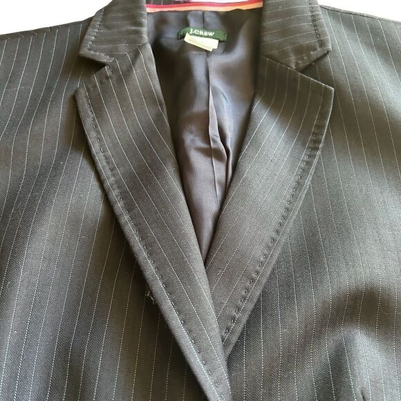 J. Cree | Striped Wool Blazer, Size 2 - Picture 6 of 10